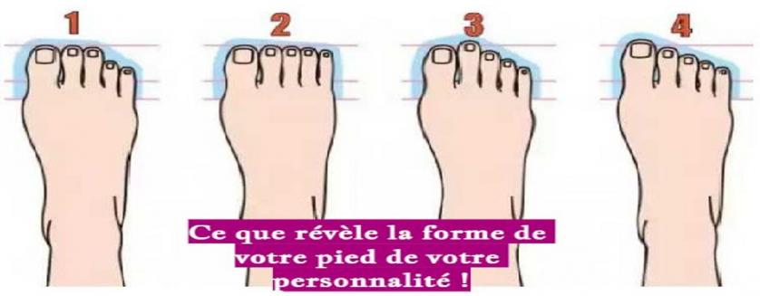 Ce que révèle la forme de votre pied de votre personnalité !