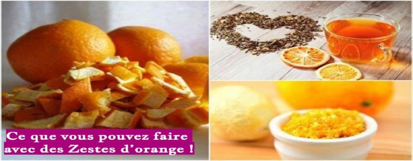 Ce que vous pouvez faire avec des Zestes d’orange !