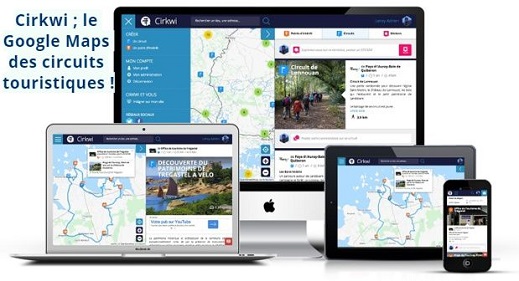 Cirkwi ; le Google Maps des circuits touristiques !