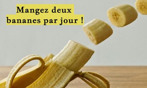 Mangez deux bananes par jour !