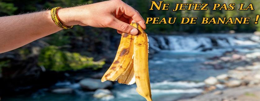 Ne jetez pas la peau de banane !