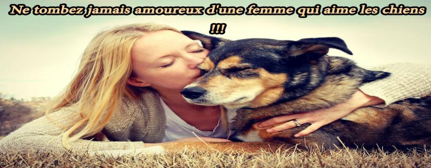 Ne tombez jamais amoureux d'une femme qui aime les chiens