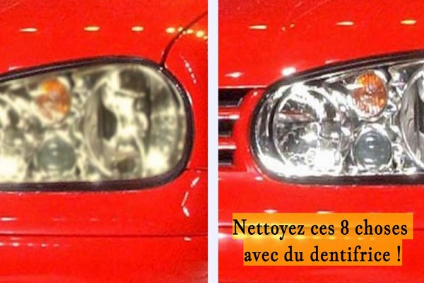 Nettoyez ces 8 choses avec du dentifrice !