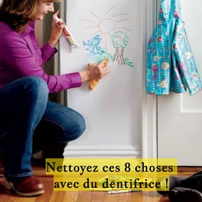 Nettoyez ces 8 choses avec du dentifrice !