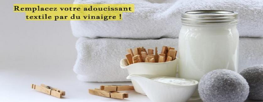 Remplacez votre adoucissant textile par du vinaigre !