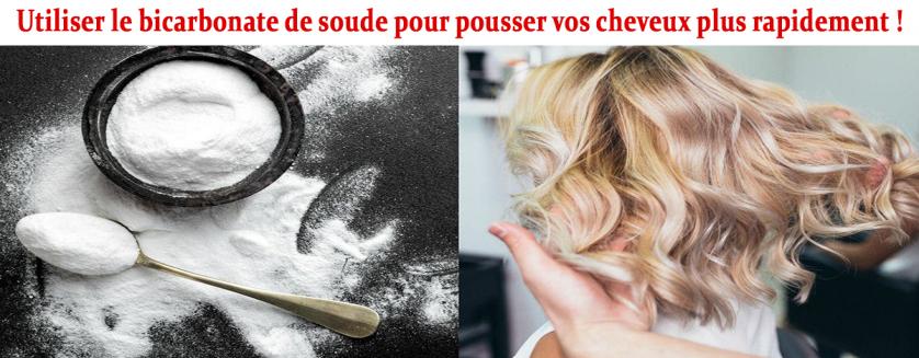 Utiliser le bicarbonate de soude pour pousser vos cheveux plus rapidement !